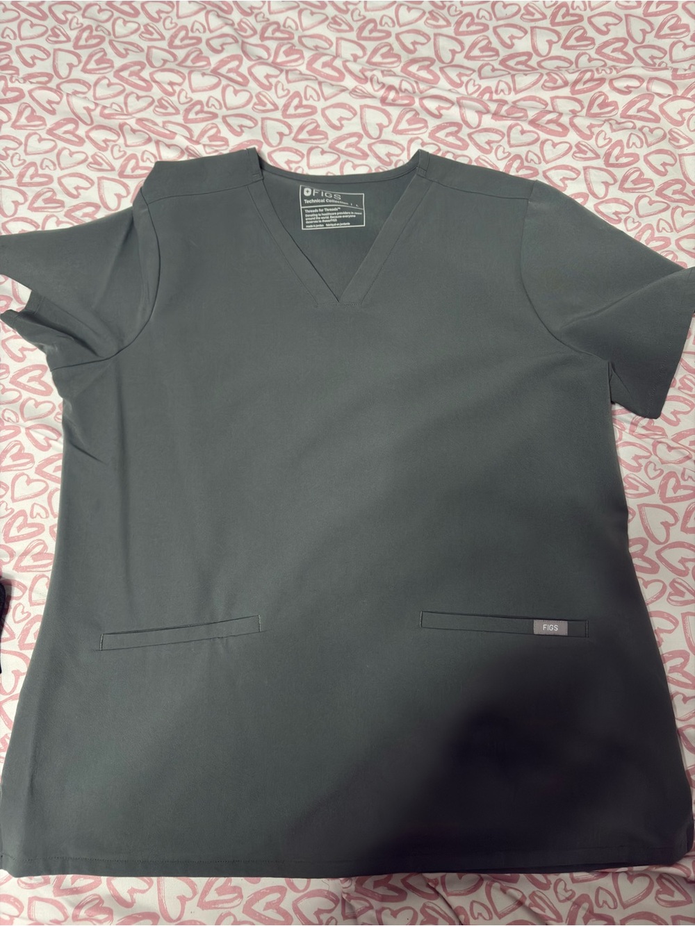Figs Women’s V-Neck Short Sleeve Scrub Top